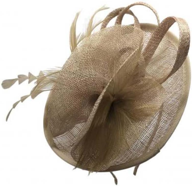 Finecy In - Nice Small Fascinator for Weddings Royal Ascot Cocktail Parties with Headband and Clip