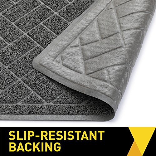GRIP MASTER Durable Premium Cat Litter Mat (35x23), Highly Effective, XL Jumbo, No Phthalate, Water Resistant, Traps Litter from Box and Cats, Scatter Control, Mats Soft on Kitty Paws (Light Blue) - Thumbnail 7