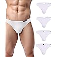 Avidlove Mens Bikini Underwear Low Rise Briefs Microfiber Underpants 4 Pack