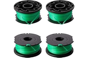 Eyoloty SF-080 String Trimmer Spool Replacement for Black and Decker SF-080-BKP GH3000 LST540 GH3000R LST540B Weed Eater 20ft 0.080" Edger Refills Line Auto Feed Single Trimmers Line Cord (4 Pack)