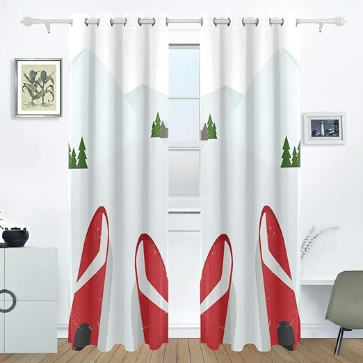 Amazon Com Imobaby 1 Pair Ski Blackout Curtains Darkening Thermal