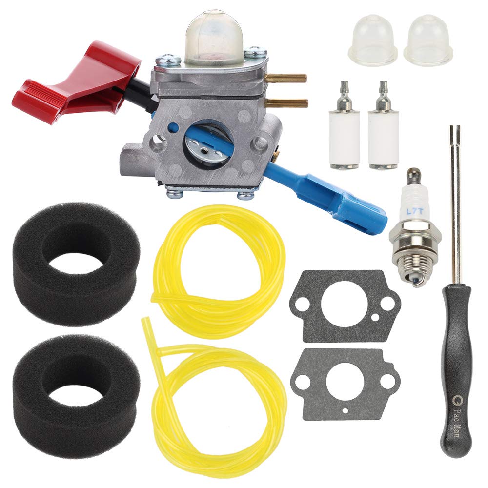 Hayskill C1UW12A Carburetor w Air Filter Tune Up Kit for Poulan FL1500