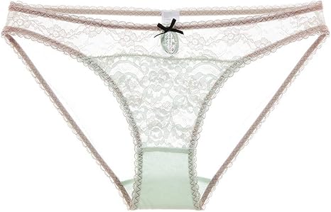 Amazon Co Jp 女性の薄いセクシーなパンティー 女の子のレースはプラスサイズのブリーフを透けて見えます 春夏の快適で 薄い下着 グリーン S ホーム キッチン