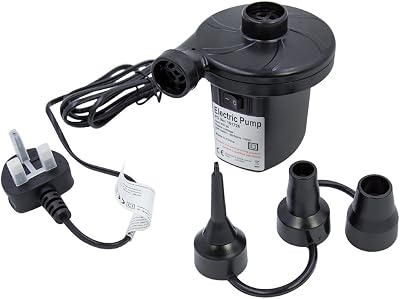 Milestone Camping Electric Air Pump 3 Nozzles High Power 130W AC