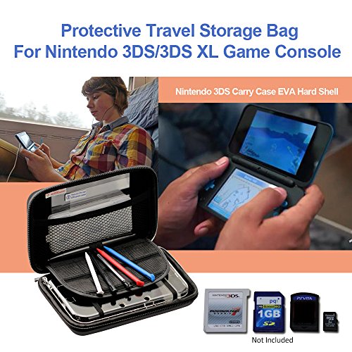 image for Nintendo New 3DS/3DS XL Case with Game Storage, Inepo 11-in-1 Game Acc