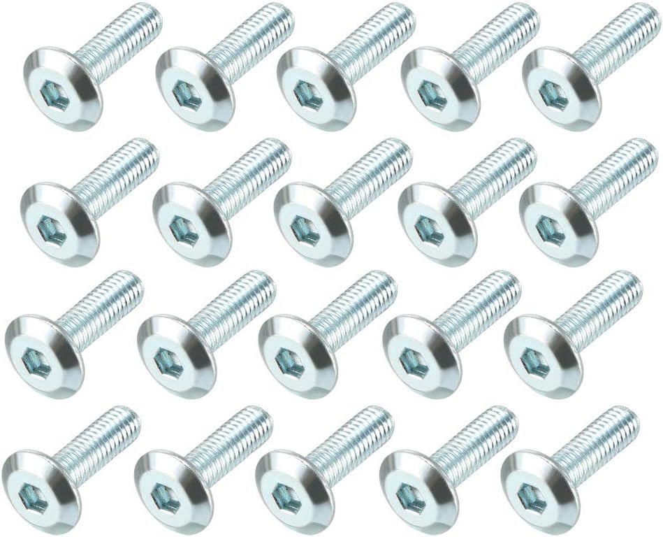 Vis Quincaillerie M6x10mm Vis Tete Hex Vis Zingue Fixation Meuble 40pc Kendalfloral Com