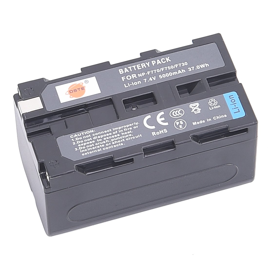 DSTE Rechargeable Li-ion Battery Compatible for NP-F750, NP-F770, NP-F730 and Sony NP-F550, NP-F970, DCR-TRV820K, CCD-SC65, CCD-TRV815, DCR-TRV9, CCD-TRV82, DCR-TRV900 ...