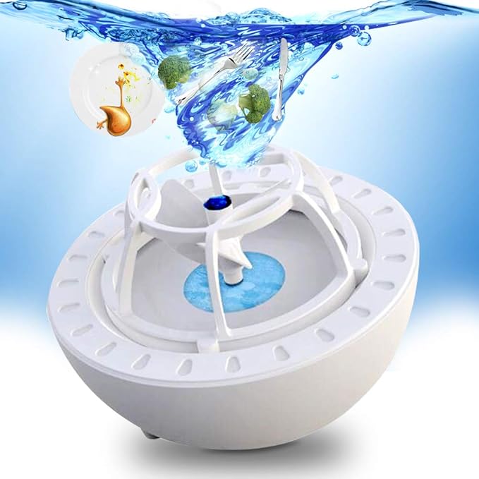 Ultrasonic Mini Dishwasher, Portable USB Ultrasonic Fully Automatic