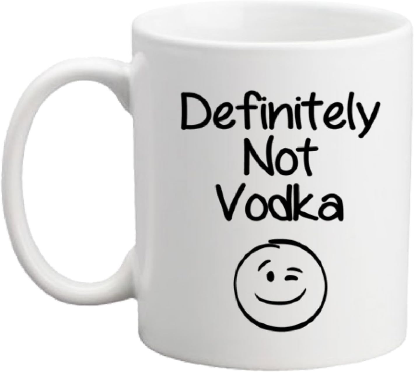 GrassVillage Definitely Not Vodka Mug, Funny Sarcastic Coffee Cup Gift for Men Women, Coworkers, Husband, Wife