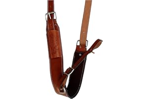 RAAVILS Horse Western Leather Complete Flank Cinch Set Rear Flank Back Cinch Girth Saddle Billets TACK Horse Cinches (Leather