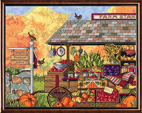Janlynn Buck de Comté de Ferme Support Kit Point de Croix compté Motif, 16 x 30,5 cm