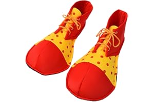 Clown Shoes Party Costume Carnival Set Fancy Dress Funny Unisex Adults Rainbows Shoes