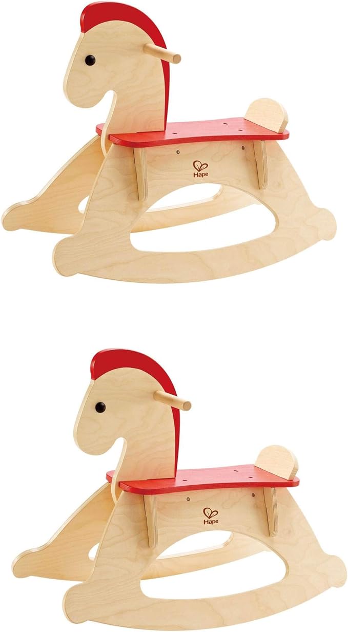 hape wooden rocking horse