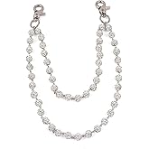 Sparkly Ceramic Beads Wallet Chain - 10mm Shiny Bohemian Purse Jean Pants Chains for Men Women Fashion Accessories