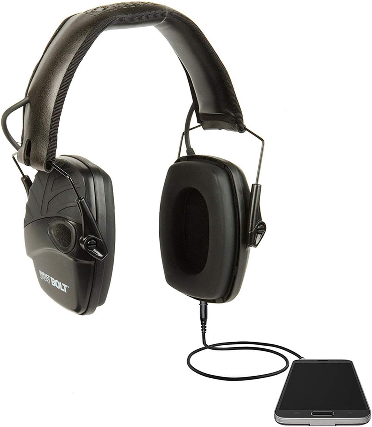 Howard Leight Impact Sport Bolt Digital Electronic Shooting Earmuff, Black: Home Improvement