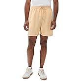 FANM MON Men's Aras Embroidered Linen Shorts