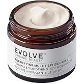 Evolve Organic Beauty - Age Defying Multi Peptide Cream | Firm, Smooth, Moisturize, Nourish | Sacha Inchi Peptides, Ceramides | Vegan, Clean, Cruelty-Free Beauty (2 fl oz | 60 mL)