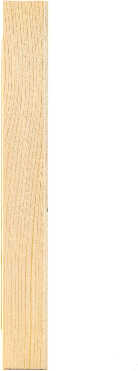 Unfinished Wood Paint Panel Boards (5 x 7 in, Rectangle, 6 Pack)