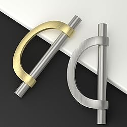 homdiy 12 Pack Brushed Nickel Cabinet Pulls
