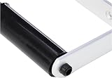 Merriway BH02038 Toilet Paper Roll Holder Aluminium with Black Roller view 3