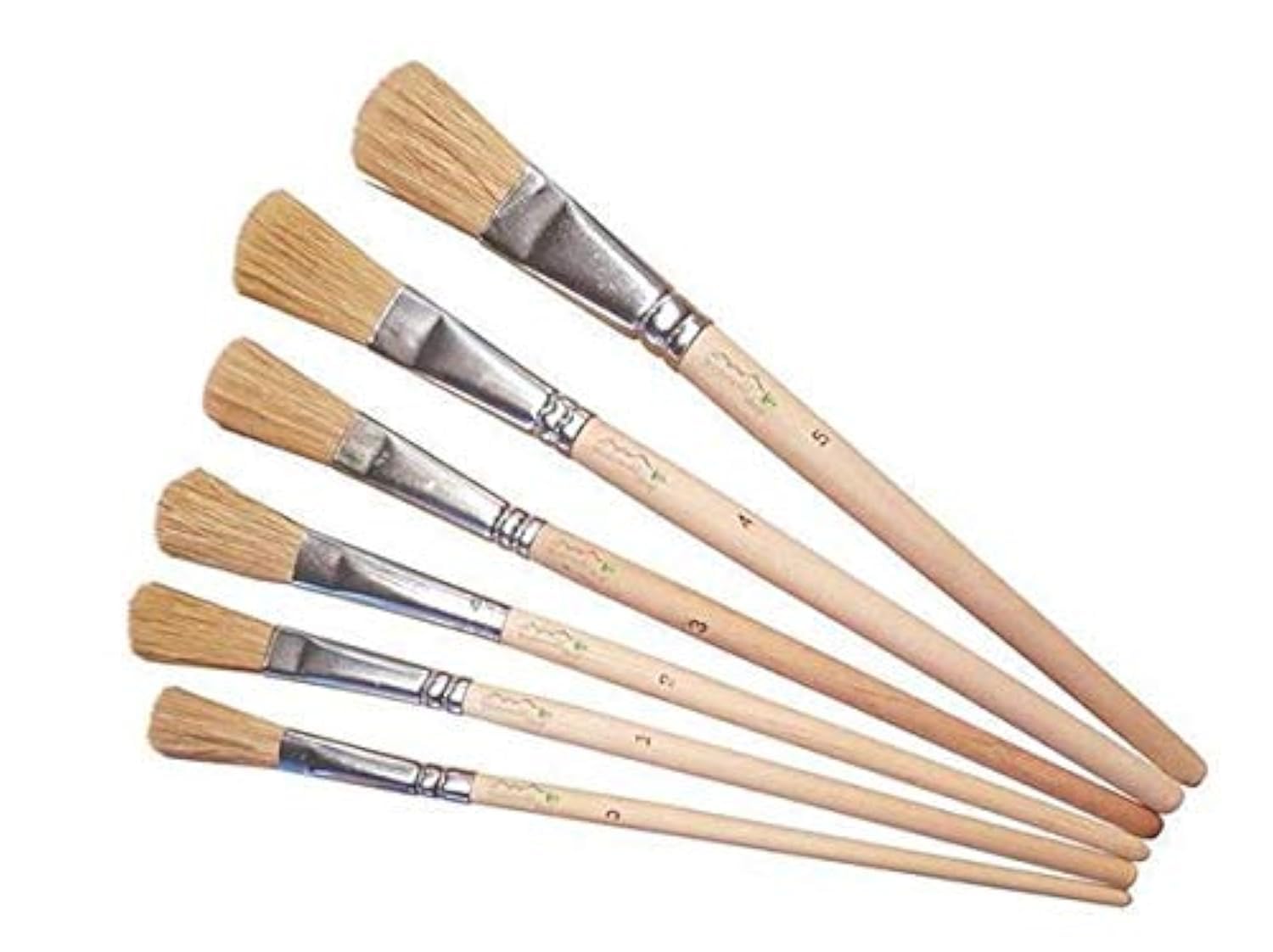 24 Paint Brushes Enamel Paint Brushes 4 in 0-1 - 2-3 - 4-5
