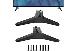 MAOZHREN Stand for LG TV Legs Replacement for LG 49 50 55 Inch TV Base/Foot LJ UJ UK UM UN Series, 55UJ6300 55UJ6320 55UJ630T 55UJ635T 55UJ6540 55UK6500 55UM6900 55UM7300 55UN6900 55UN7200 55UN7300 with Screws
