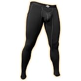 Real Men Modal ABCD Pouch Compression Pants - 1 Pack, Mens Modal Leggings, Yoga Pants, Tights, Base Layer for Cold Weather