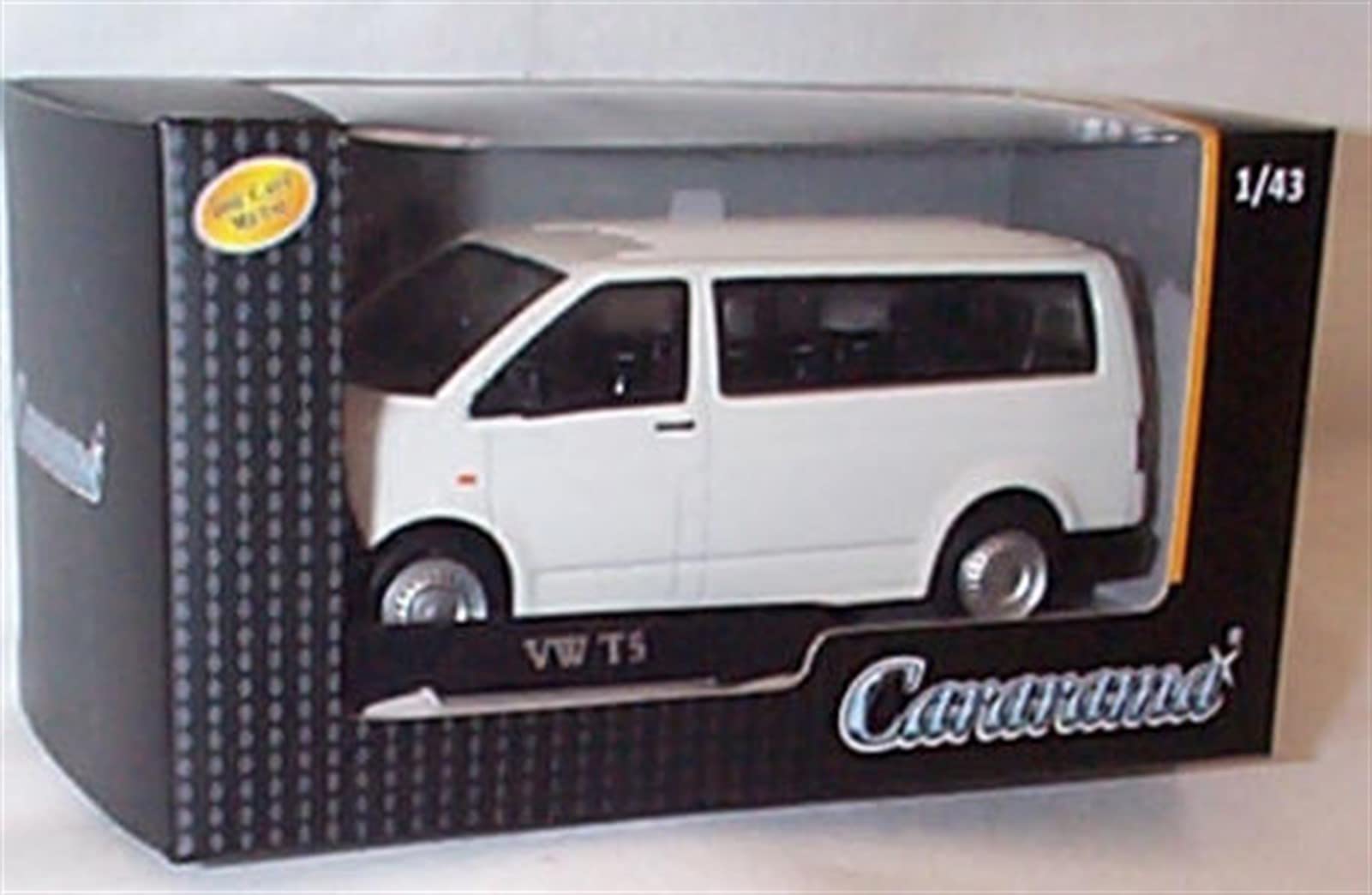 Cararama Volkswagen T5 Mini Bus in White vehicle 1:43 scale diecast model