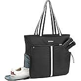 G4Free Pickleball Bag, Pickleball Tote Bag for Women Men, External Ball Bag with Shoe Compartment & Paddle Cover Pocket