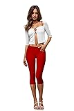 Hybrid & Company Women's Hyper Stretch Denim Capri