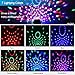 Syntus Party Lights 2.5m Power Cord Disco Ball 7 Colors LED Strobe Lights Sound Activated DJ lights with Remote Control UL Listed Plug, Best for Festival, Celebration, Christmas Party, Bar, Gift
