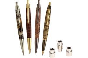 Penn State Industries PKDVNSS Devin Click Ballpoint Pen Kit Starter Package Woodturning Project