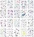 Unicorn Temporary Tattoos for Kids Girls 250+Tattoos (20 Sheets) Waterproof Unicorn Tattoo Unicorn Children Girls Party Supplies Party Favors