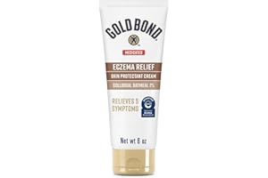 Gold Bond Medicated Eczema Relief Skin Protectant Cream, 8 oz., With 2% Colloidal Oatmeal