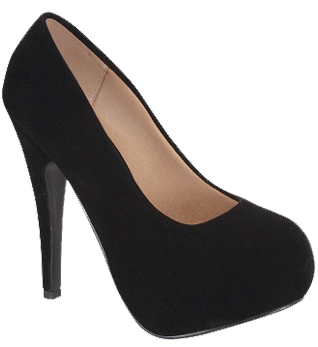 Forever Link Women's Sunset-89 Suede Closed Toe Dress Pumps - Image 3