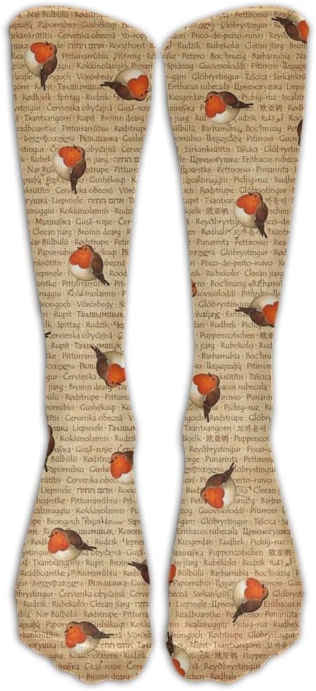 Psittacus Erithacus Women's Compression Socks Novelty Athletic Socks High Stockings Unisex Anti-odor Running Long Sock For Men And Women