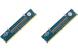 Mucacat 2X Laptop DDR5 RAM to SO DDR5 U-DIMM Desktop Adapter Card, Memory Tester SO DDR5 to DDR5 U-DIMM Converter