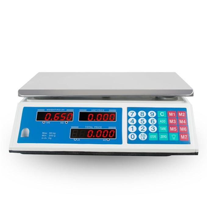 Digital Food Meat Produce Weight Computing Scale, Digital