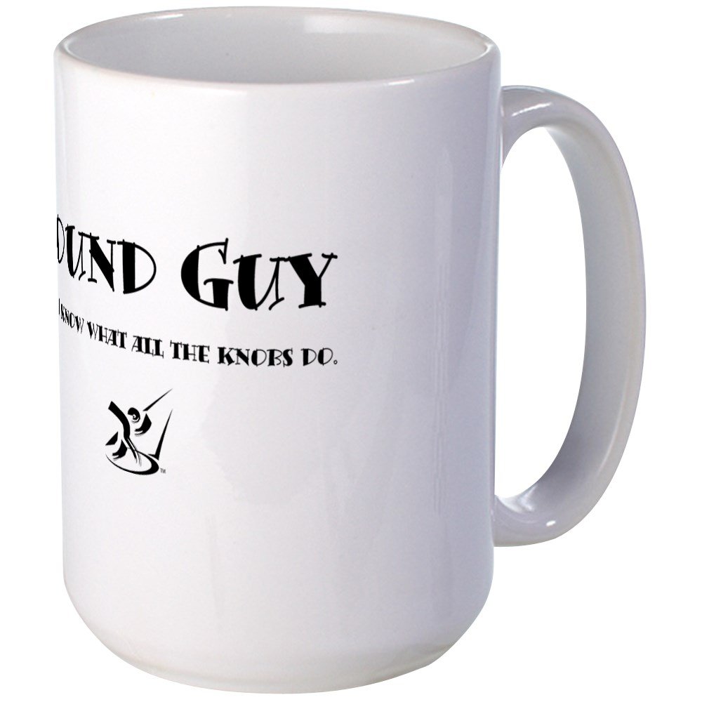 CafePress Sound Guy Large Mug Coffee Mug, Large 15 oz. White Coffee