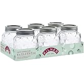 Kilner Strawberry Fruit Jar 6-Pieces, Multicolor