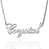 AQGS Crystal Custom Name Necklace Customized