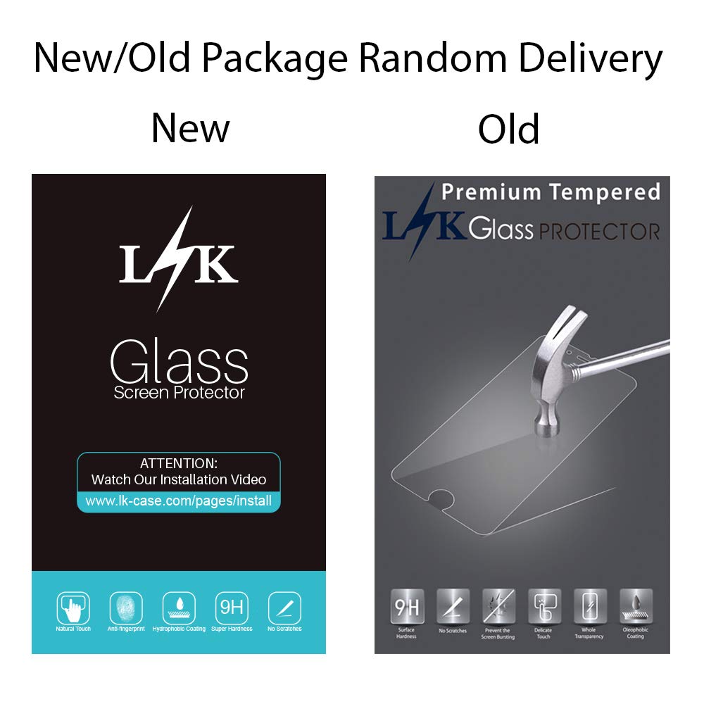 L K 3 Pièces Protection Écran pour Samsung Galaxy A7 2018, A7 2018 Verre Trempé [9H Dureté] [Anti-Rayures] [Kit d\'installation Offert] [Haute Définition] Film Protection