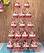 YestBuy Cupcake Stand, 5 Tier Square Cupcake Tree Tower, Clear Cupcake Holder, Pastry Display Rack for Party, Wedding, Baby Shower