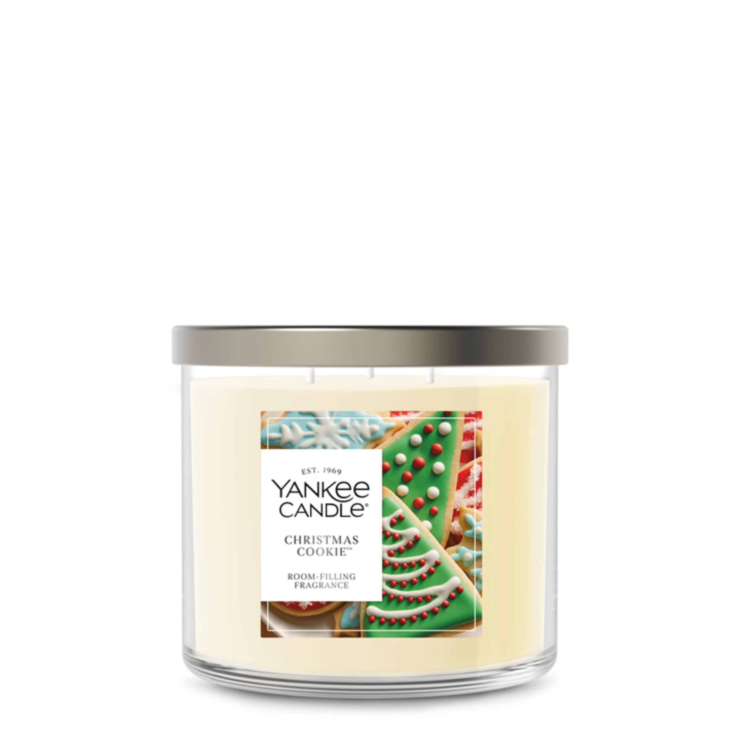 Yankee Candle Christmas Cookie, Holiday Scented Candle, 14.5oz 3-Wick Candle Jar with up to 40 Hours Burn Time, Giftable, Holidays Image