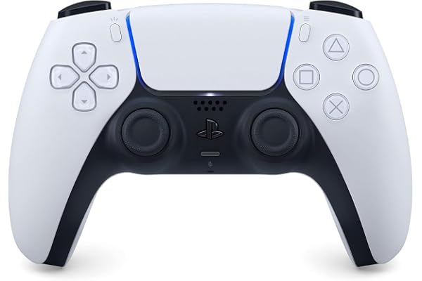 Playstation 5 DualSense Wireless Controller - White (Renewed)