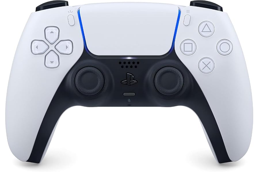 Playstation 5 DualSense Wireless Controller - White (Renewed)