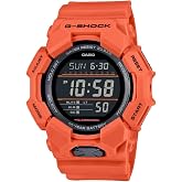 Casio G-Shock Red Orange Digital 10 Year Battery Watch GD-010-4