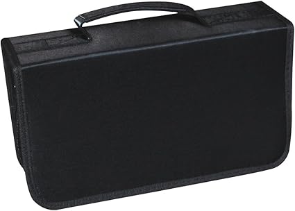 Portátil CD DVD Wallet Caso cartón resistente disco bolsa de