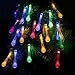 Sogrand Solar String Lights Outdoor Decorative Waterproof 60 Colorful LED Waterdrop Fairy Light Garden Decorations 2018 of The Day Landscape Lamp Decor for Patio Outside Party Yard