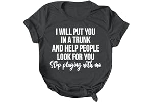 BCDlily Women Seester Print T Shirt Blouse Casual Short Sleeve Tops Round Neck Tees Shirts